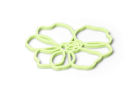 Siliconen pannenonderzetter Anemone Green