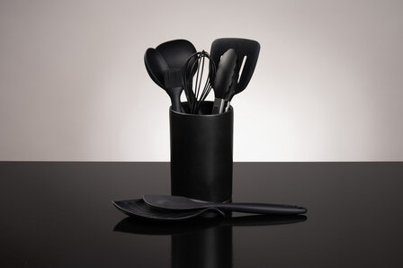 Aardewerk spatelpot Black Pepper