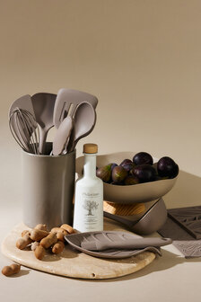 Aardewerk spatelpot Nutmeg Grey