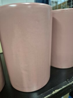Aardewerk spatelpot Raspberry Pink B keus