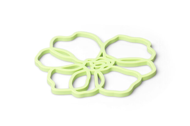 Siliconen pannenonderzetter Anemone Green