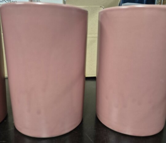 Aardewerk spatelpot Raspberry Pink B keus