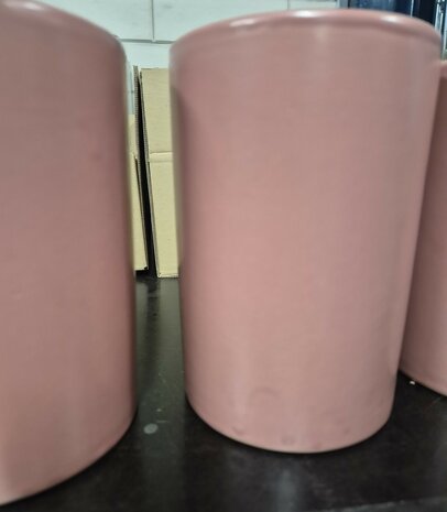 Aardewerk spatelpot Raspberry Pink B keus