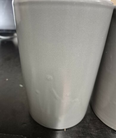 Aardewerk spatelpot Nutmeg Grey B keus