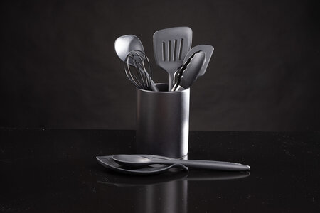 Aardewerk spatelpot Black Pepper