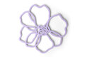 Silicone pan coaster Anemone Lilac