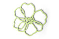 Silicone pan coaster Anemone Green