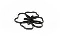 Silicone pan coaster Poppy Black