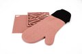 Silicone oven mitt Raspberry Pink